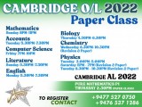 CAMBRIDGE O/L 2022 PAPER CLASS