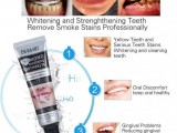 Tooth paste for teeth whitening and strengthening