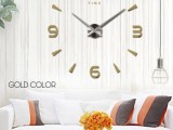 Fashionable DIY 3D wall sticker clock for sale