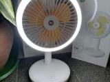Rechargeable Fan with LED Light