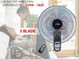 Wall Fan (with remote and without remote)