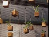 wooden plants pots