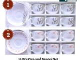 12 Pcs Cup and Saucer Set