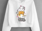 Cute CAT hoodie available now