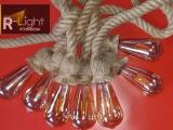 Decorations LED Edison  bulb  with rope