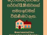 LAND WITH HOUSE FOR SALE IN MATARA