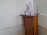 Buddha Images stands with cupboard