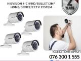 Hikvision CCTV CH 4-HD/ 2MP/ Bullet