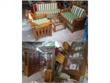 Sofa sets wooden items for sale