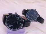CoupleClassic  Fashion Couple Watch Back Rhinestone Faux Analog Quartz Wrist Watches Lovers