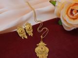 24k gold plated p.sets with chain