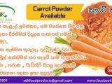 Carrot Powder Available