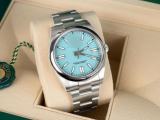 Oyster Perpetual Tiffany Blue High Copy (AAA)  watch