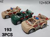 3 pcs Kids toy car set