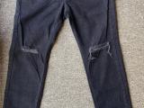 LEVIS RED LOOP PATCHED - INDIAN SHADE BLACK DENIM JEANS