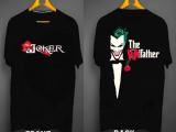 JOKER Design Trendy Baggy tshirt for men & women, Oversize Unisex cotton Black T-shirt