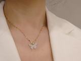 american new high grade butterfly necklace