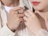 European and American Fashion Personality Star Moon Couple Ring
