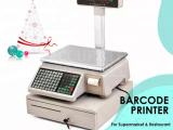 table top type price barcode printing scale with PC software at low price wandegeya