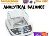 Electric digital analytical balance scale for chemistry lab