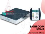 convinient black housable bathroom scale