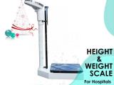 hospital height scale with aluminum height rod for health sector Mulago