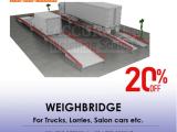 Electronic pit type road vehicle weighridges for industrial use