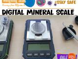 mineral weighing scale with 0.4497ibs weight