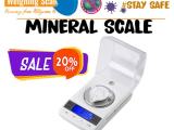 mineral weighing scale with stainless platter for durability
