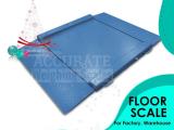 Weighing floor scales at accurate weighing systems LTD