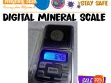 easy mineral weighing scale with one calibrating button