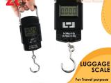 LCD display green back light digital luggage scale with temperature function