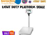 Digital light weight platform weighing scales 100kgs