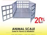 High-quality single animal weighing scales digital type
