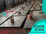 heavy duty floor platform weighing scales for measuring steel plates