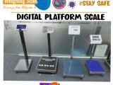 calibrated  light duty platform weighing scales 100kgs, 200kgs, 500kgs