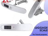 hot stainless steel weighing travel 50kg portable digital luggage scale