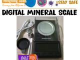 easy mineral weighing scale with one calibrating button