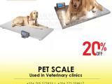 veterinary weighing scale with stable rubber feet for weighing dogs for sell