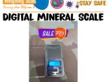 steady 0.1g readable digital mineral weighing scale