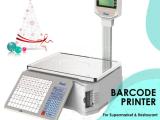 table top type price barcode printing scale with PC software at low price wandegeya