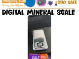 easy mineral weighing scale with one calibrating button