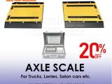 In-Ground and Portable Truck Scales Axle and Wheel Scales