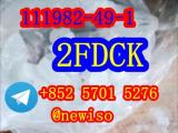 CAS 111982-49-1 2F-DCK   2FDCK 2-fluoro Deschloroketamine (hydrochloride)  2-(2-fluorophenyl)-2-(methylamino)-, hydrochloride  2-(2-Fluorophenyl)-2-(methylamino)-cyclohexanone Hydrochloride    Start now Telegram  +852 5701 5276  Telegram    @newiso