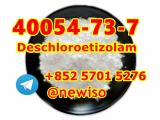 CAS 40054-73-7  Deschloroetizolam    Adinazolam  Clonazolam  Deschloroclotizolam  Diclazepam  Etizolam  Flubromazepam  Flubromazolam  Fluetizolam  Meclonazepam  Metizolam  Nifoxipam  Pyrazolam  Start now Telegram  +852 5701 5276  Telegram    @newiso
