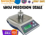 precision analytical balance with a readability ranging from 0.01mg
