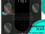 weight right displaying bathroom medical scale