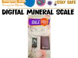 mineral weighing scale with 0.4497ibs weight