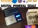 easy mineral weighing scale with one calibrating button