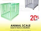 Veterinary scale made of stainless steel Platform design